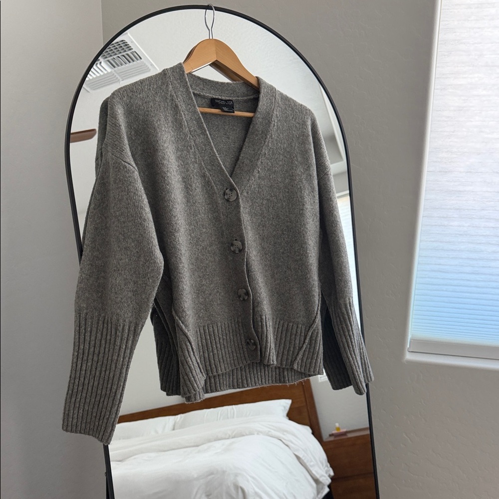 Rachel Zoe Heather Gray Knit Sweater